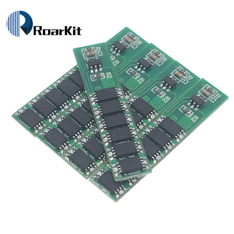 10 шт./лот 1S 15A 3 7 В Li Ion 3MOS 4MOS 6MOS BMS PCM плата защиты аккумулятора для литиевой батареи
