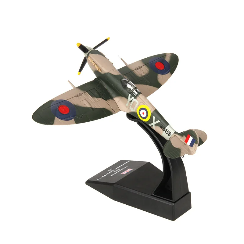 1:72 Spitfire Истребитель модель Второй мировой войны самолета из сплава