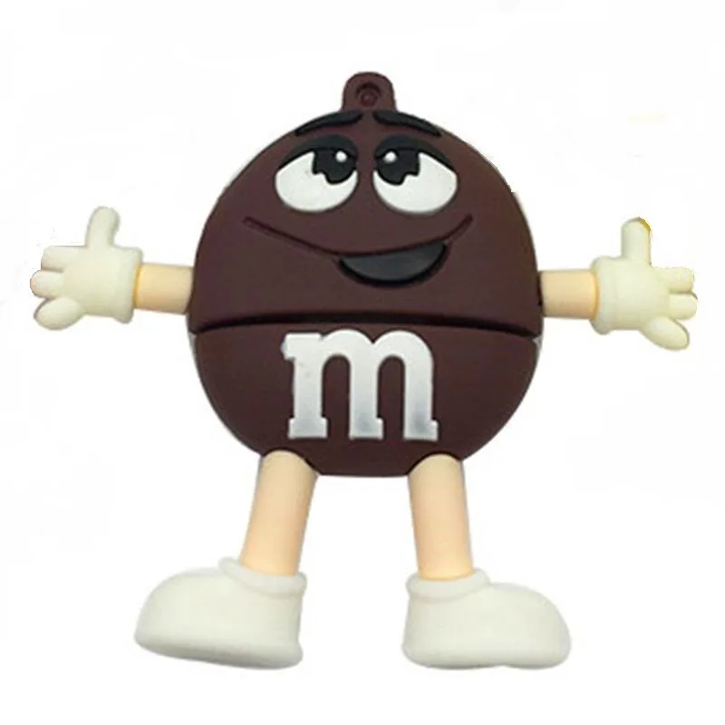 USB флеш-накопитель 128 Гб мультфильм M& M Chocolate Bean usb 2,0 4 ГБ 8 ГБ Флешка 16 Гб Флешка 32 Гб 64 Гб usb карта памяти