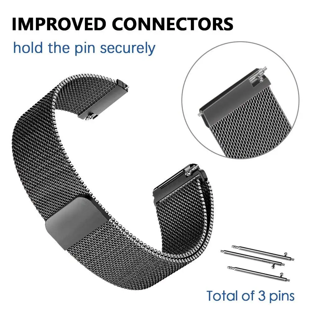 TORQUILA Milanese Loop для Fitbit Versa Smart Watch Band Регулируемая Замена из нержавеющей стали с уникальным магнитным замком