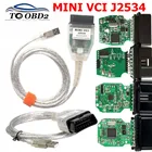 Автомобильный диагностический кабель SW V16.00.017 MINI VCI для TOYOTA TIS Techstream mini vci FTDI Chip J2534 OBD2, поддержка нескольких языков