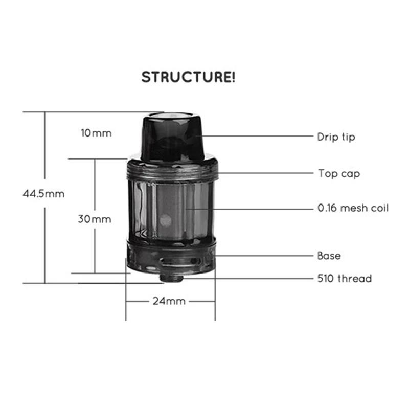 Подарочный набор электронных сигарет Vapor Storm ECO Vape 90 Вт и 3 5 мл одноразовый