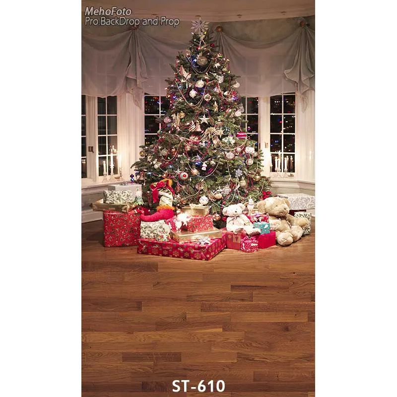 

Christmas Theme photography backgrounds Vinyl cloth Photography Backdrops computer printing backdrops for photo studio ST-610