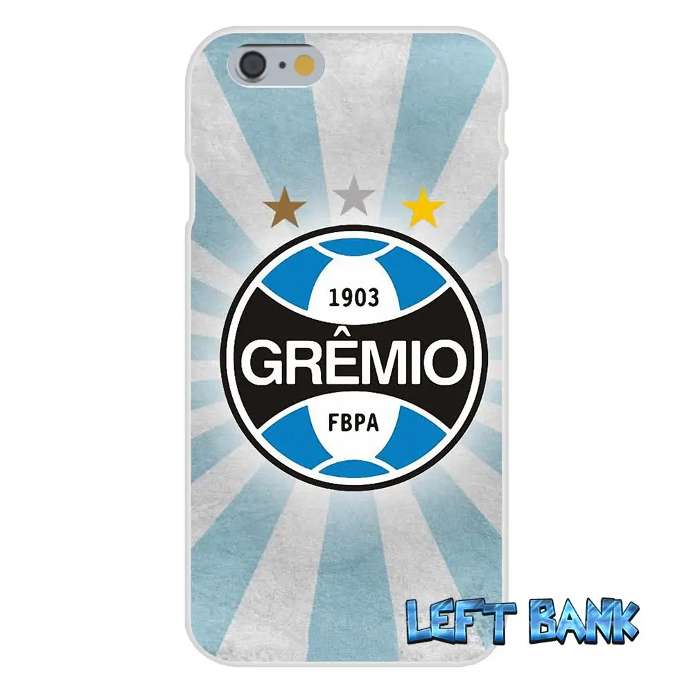 Гремио футбол FC Мягкий Силиконовый ТПУ Прозрачный чехол для iPhone 4 4S 5 5S 5C SE 6 6S 7