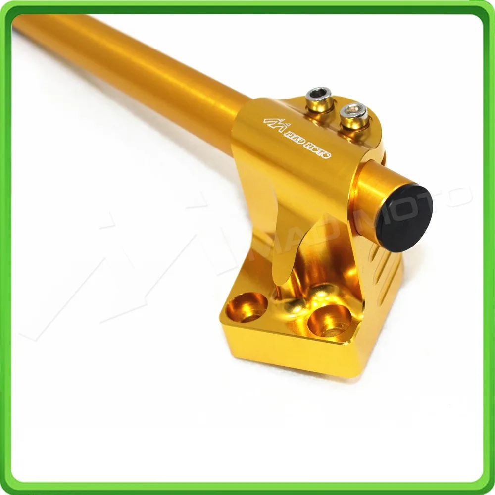 Зажимы и трубки на руль для Kawasaki Ninja 250R / EX250 2008 2009 2010 2011 2012 Стиль A Gold|Руль