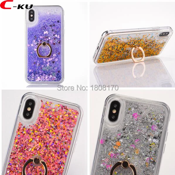 Чехол из ТПУ для IPhone X 8 7 6 6S Plus 5 5S SE Diamond Lover Dynamic Glitter Cover 50 шт. | Мобильные телефоны и