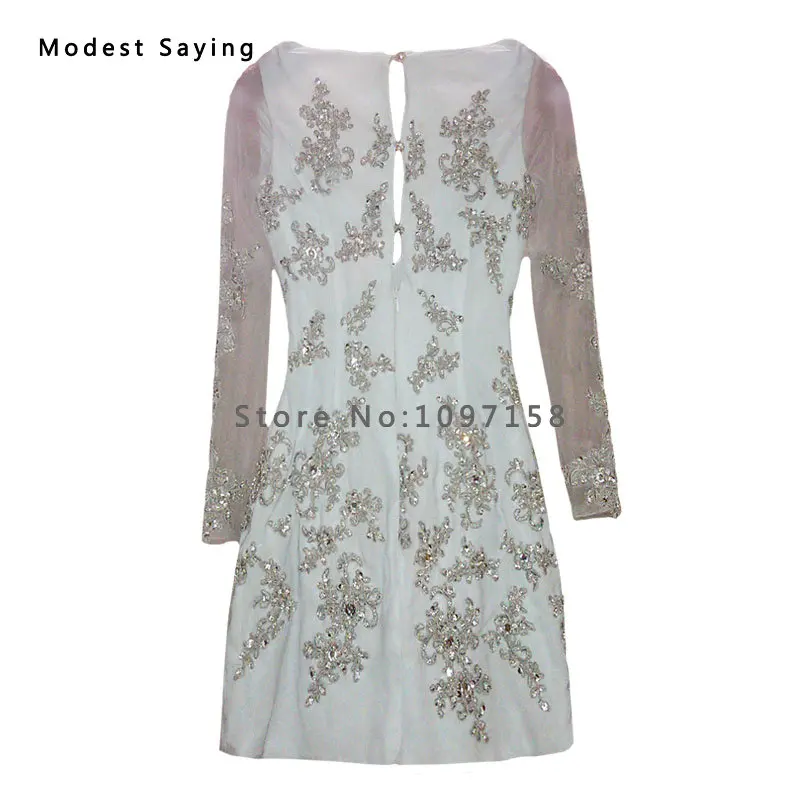 Элегантные прямые кружевные коктейльные платья мини с длинным рукавом и