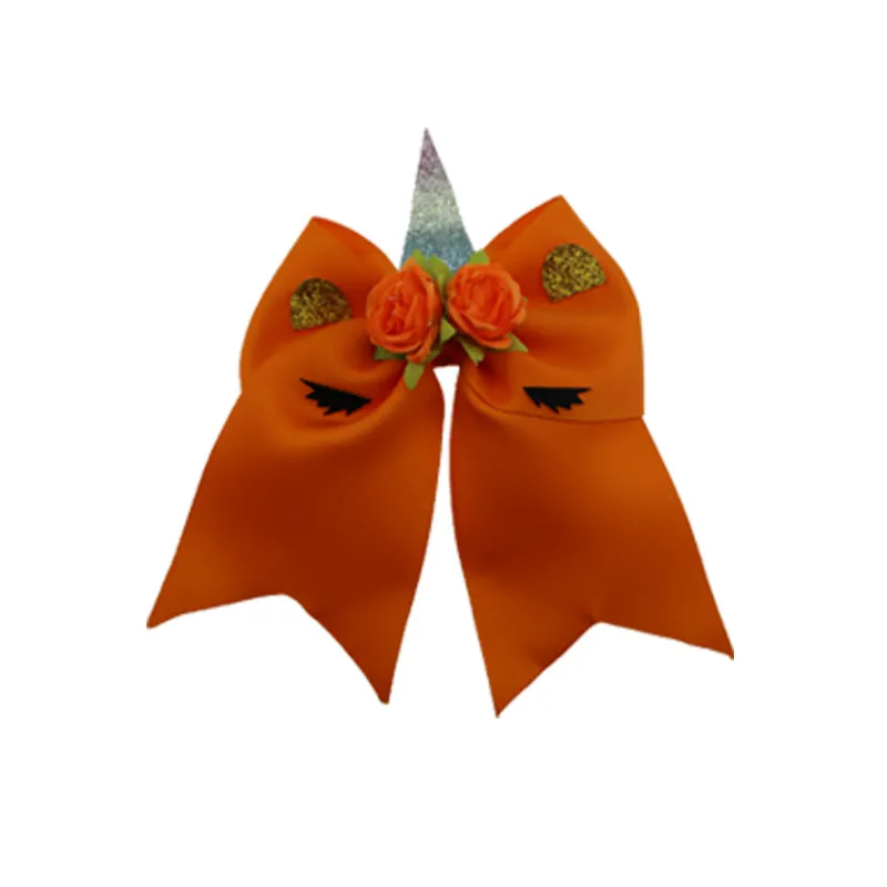 

20pcs Free shipping Unicorn Ribbon Hairbow