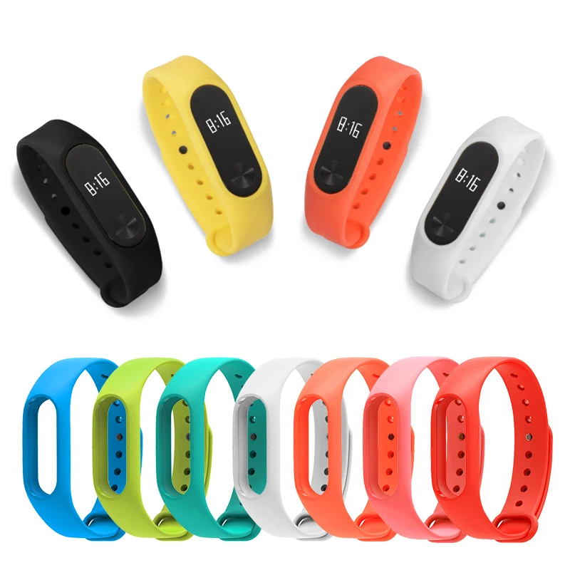 Браслеты для Xiaomi Mi Band 2 браслет Miband сменный силиконовый смарт-браслет | Наручные