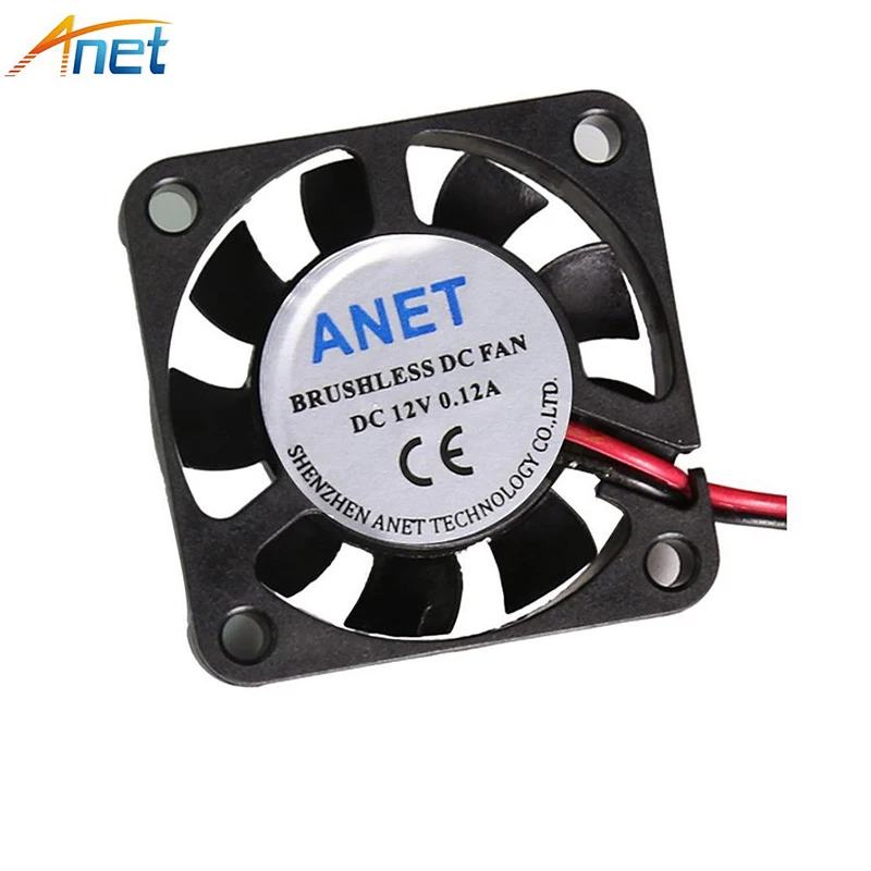 5PCS/lot Silent Cooling Fan 4010 Black Plastic 9 Blade Brushless DC 12V 24V 2-Pin Ball Bearing Computer PC Case | Компьютеры и офис
