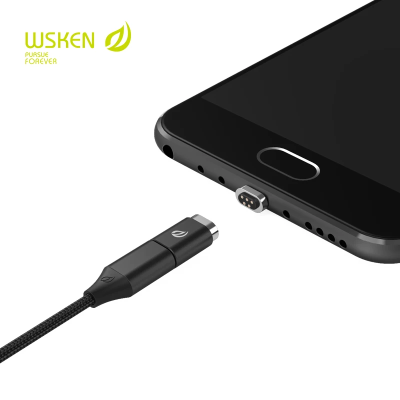 WSKEN USB Type-C магнитный адаптер для подключения Micro или зарядный телефонов Android |