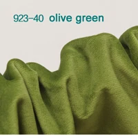 40 olive green ESSIE HOME 280 см хлопок, бархат, велюровая ткань, плюшевая ткань, скатерть, обивка, ткань для штор, нежный пастельный цвет - Цвет: 40 olive green
