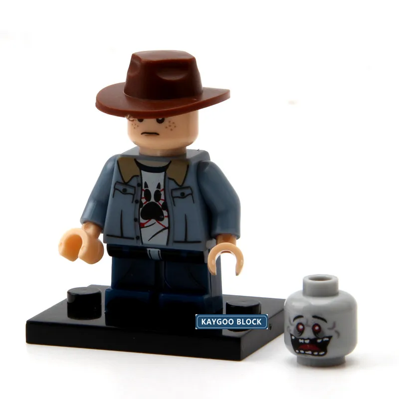8 шт. Kaygoo Zombie Movie Walking Dead Survivor Guide Figures Building Block Brick Set игрушечные Супергерои модель Рика Лори Шейна Дейла