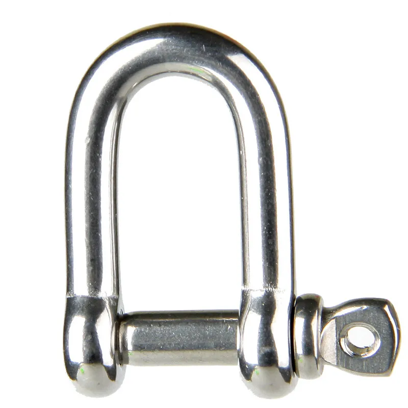 B P26 Нержавеющая сталь D Якорная Скоба такелажная винтовая на открытом воздухе Выживание веревки Паракорд браслетная застежка сливы замок Сережка Quick замок для цепочки - Цвет: B