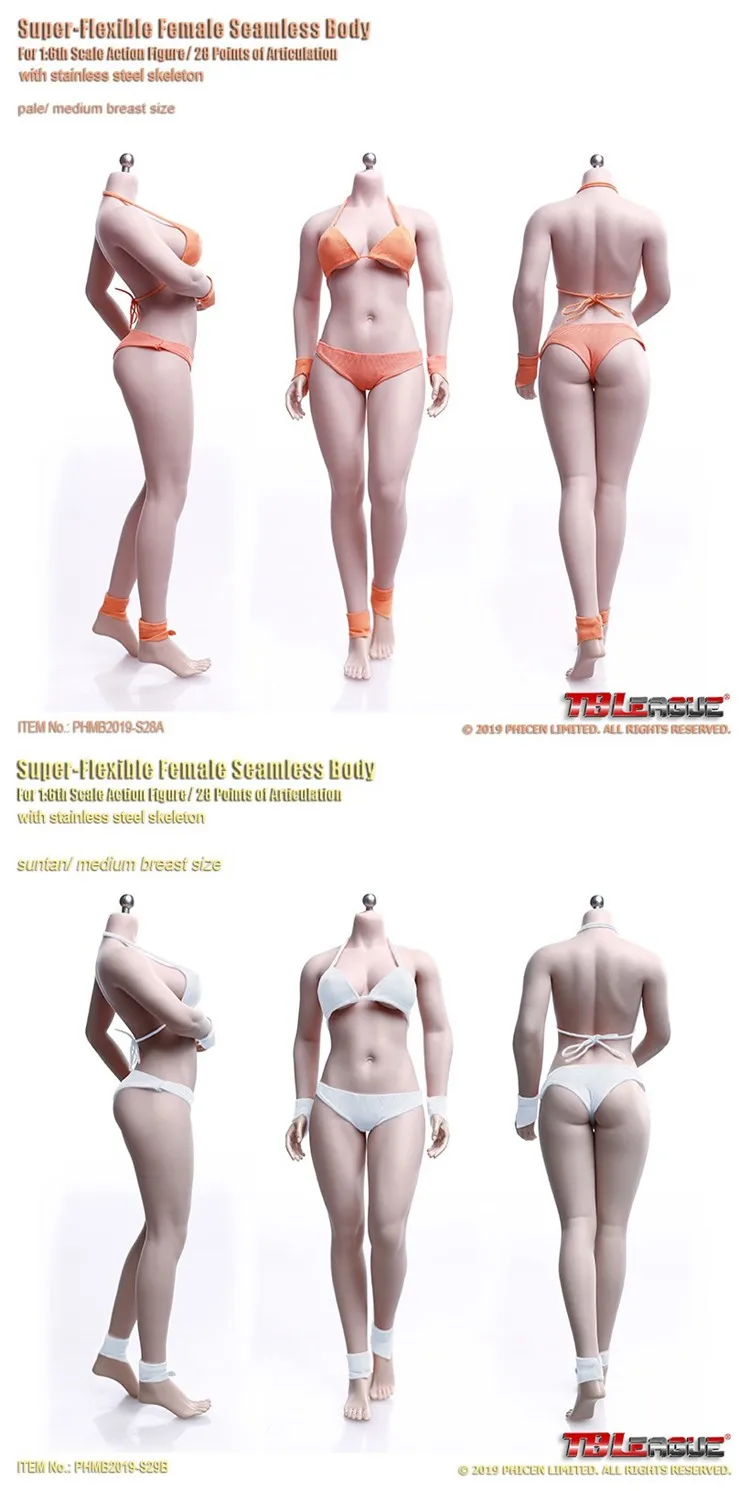 TBLeague S28A/S29B 1/6 Buxom женский супер-гибкий Бесшовный корпус для 12 дюймов Коллекционная Фигурка Косплей Кукла DIY