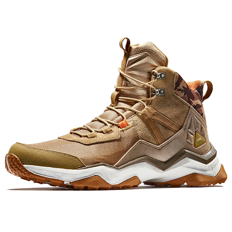 Light Khaki RAX Мужская Легкая амортизирующая противоскользящая походная обувь для альпинизма, альпинизма, обувь для мужчин, Уличная обувь мульти-терриан - Цвет: Light Khaki