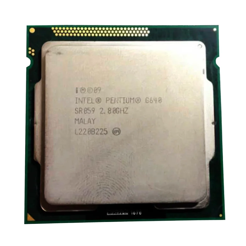 Intel Pentium G640 cpu 3M/2 80 GHz LGA 1155 TDP 65W H61 B75 81 B85 материнская плата Dual Core g2030 распродажа|pentium