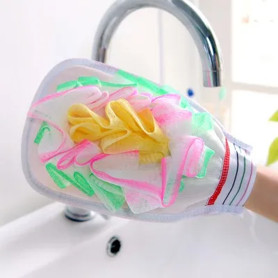 BF040 банные Цветочные перчатки салфетки для полотенец щетки губки и скрубберы 22*15*3