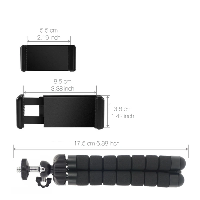 Мини-штатив для камеры DUSZAKE металлическая шариковая головка Gorillapod iPhone телефона |