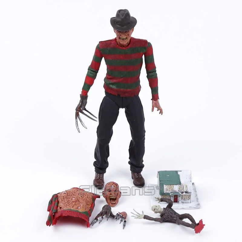 NECA A "Кошмар на улице Вязов" 3 воины мечты Фредди Крюгер ПВХ фигурка Коллекционная модель игрушки 7 дюймов 18 см