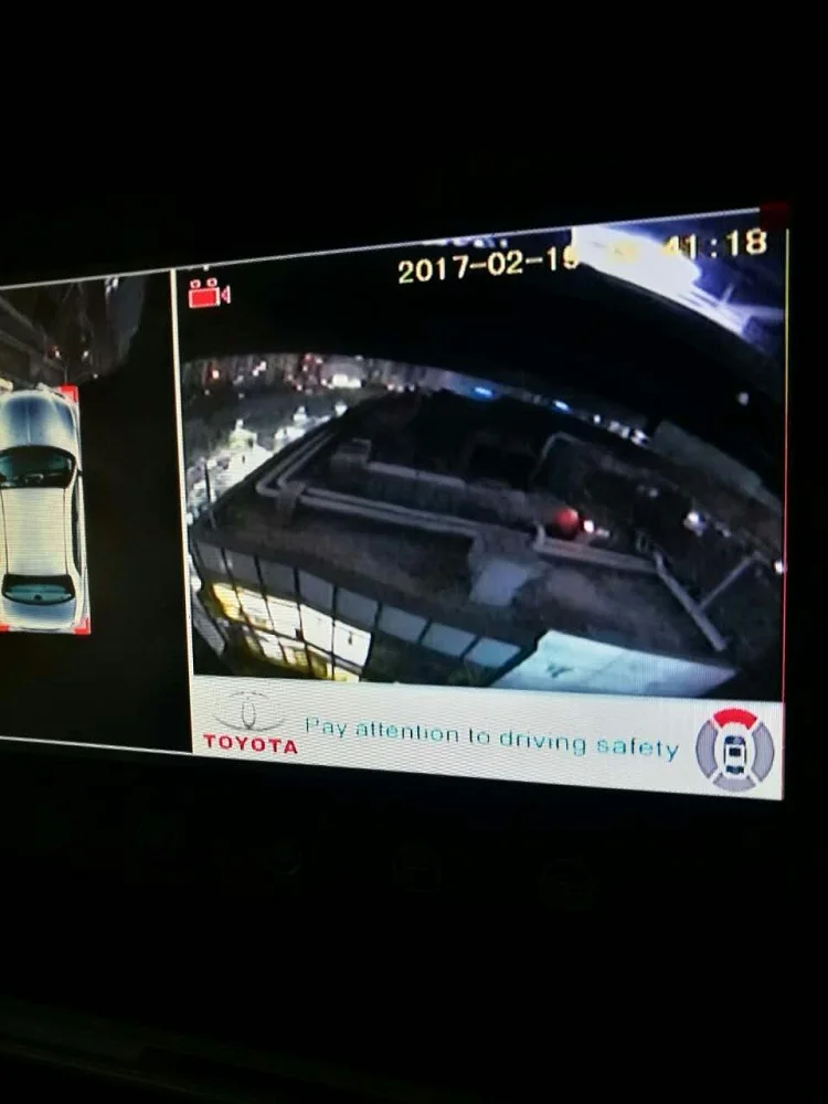 3D HD система наблюдения за объемным видом 360 градусов для Toyota RAV4 для вождения видеозаписывающая камера