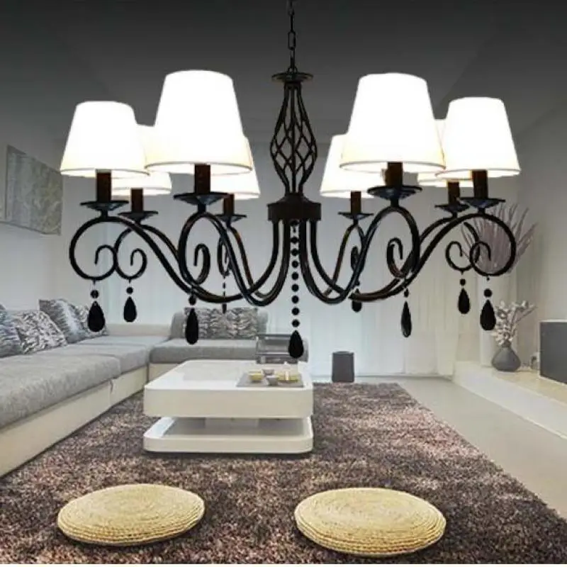 Балкон антикварная синяя металлическая настенная лампа свеча светильник