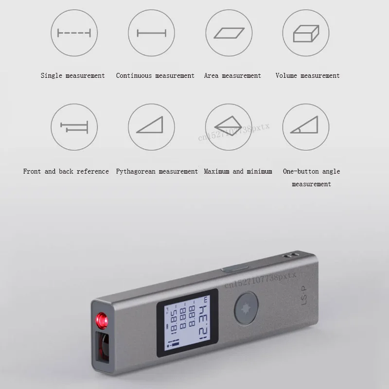 Xiaomi Duka лазерный дальномер 40 м LS-P USB флэш-дальномер для зарядки высокая точность измерения портативный дальномер
