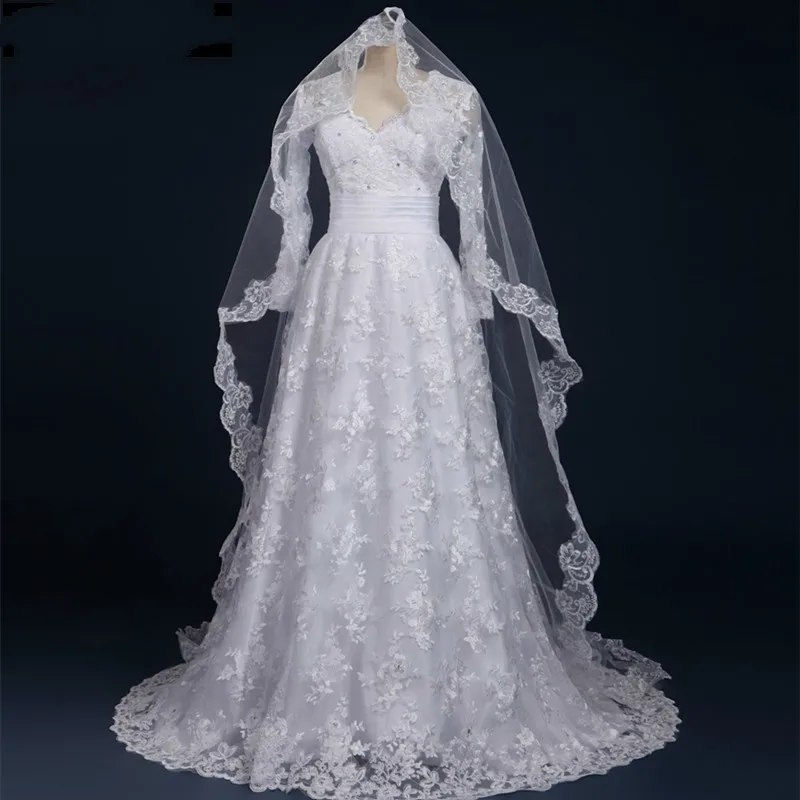 2018 кружевное свадебное платье высокого качества с длинными рукавами и цветочным