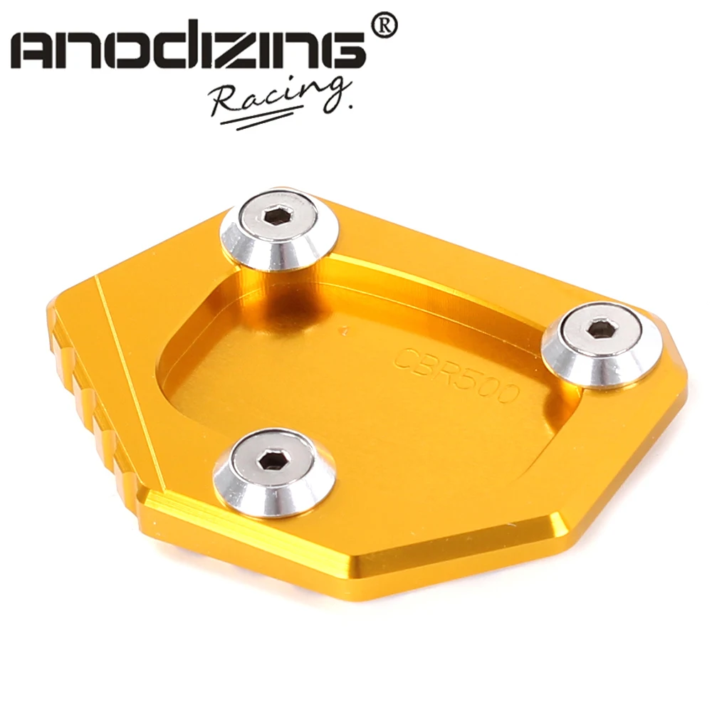 Мотоцикл с ЧПУ алюминиевая боковая подставка для увеличения пластины удлинитель