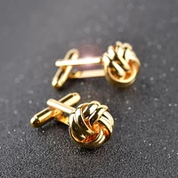 2018 unique fashion 14mm metal silver color french knot cufflinks for men shirt business wedding french cuff links free shipping