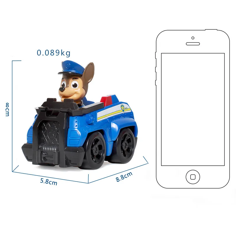 Paw Patrol Genuine Dog Puppy car Patrulla Canina toys Action Figures Model Toy Chase Marshall Ryder Vehicle Car Kids | Игрушки и хобби