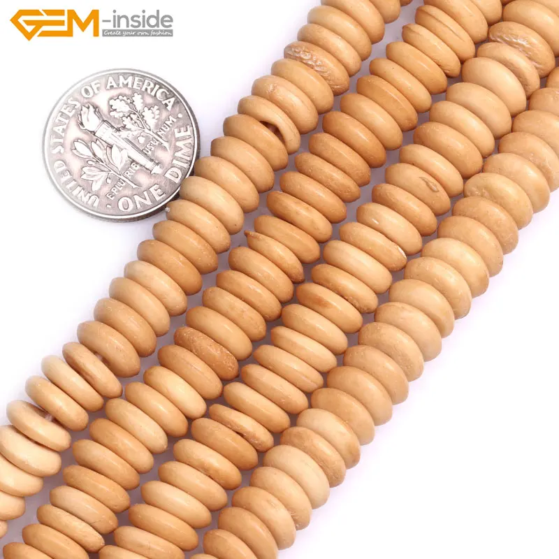

Бусины-разделители Rondelle Donuts Bone Heishi, 3x8 мм (отверстие 2 мм), для изготовления ювелирных украшений, 10 дюймов, около 100 шт., сделай сам