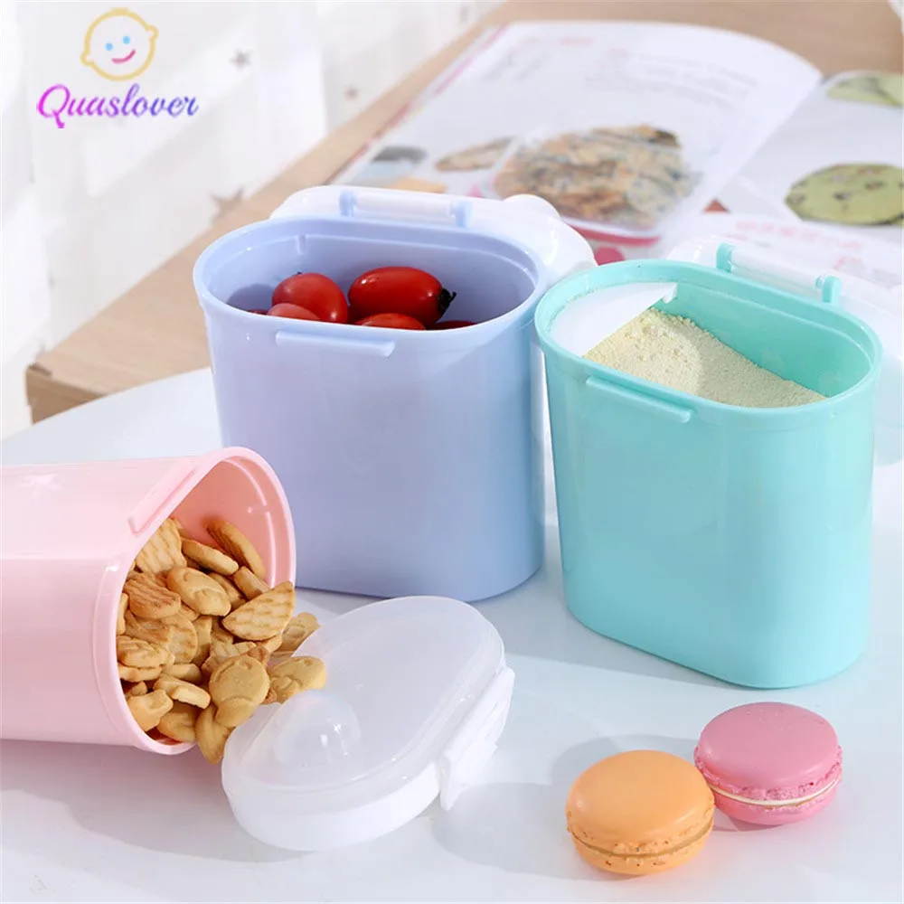 Quaslover Baby Powdered Milk Container Portable Food Box Storage Feeding For Kids | Мать и ребенок