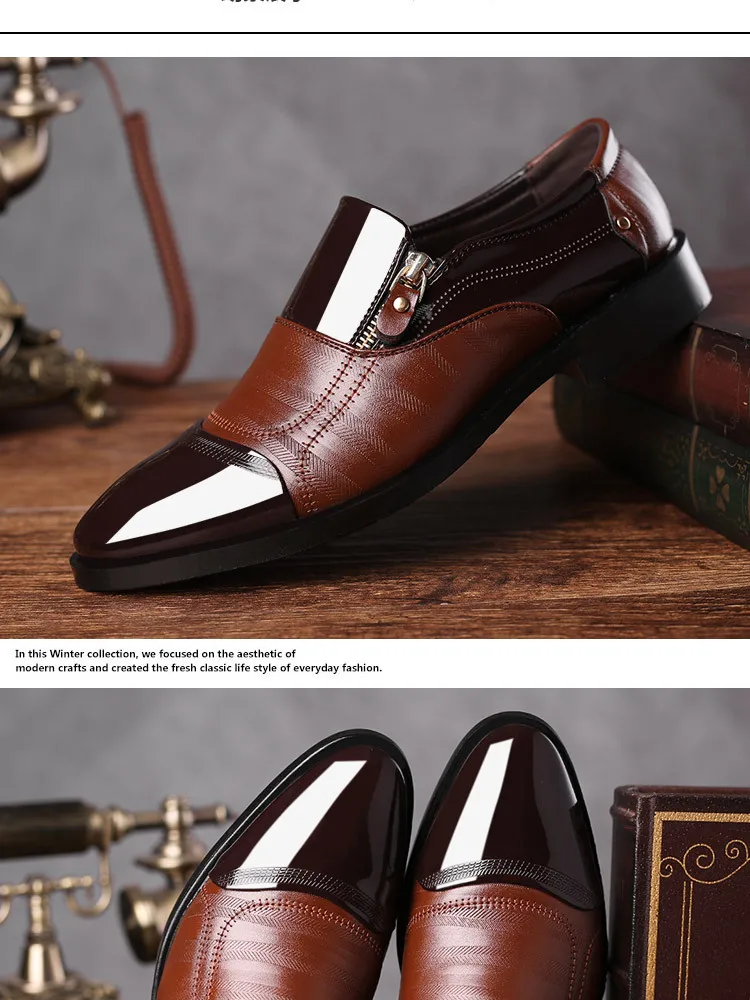 Новинка; мужские качественные туфли из лакированной кожи; Zapatos De Hombre; черные кожаные мягкие Мужские модельные туфли; мужские классические оксфорды на плоской подошве