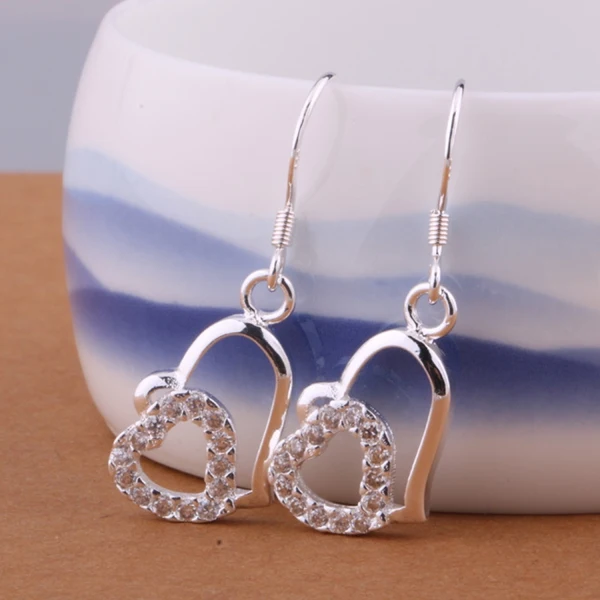 Оптовая продажа, серьги с покрытием из серебра, модные ювелирные изделия, азойджджа cjralaya E392 Оптовая продажа, серьги с покрытием из серебра, модные ювелирные изделия, азойджджа cjralaya E392