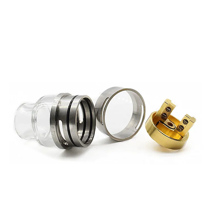 Kingfish US1 RDA Atomizer for box mod vape Electronic Cigarette Glass Tank Rebuildable Dripping Adjustable Airflow | Электроника