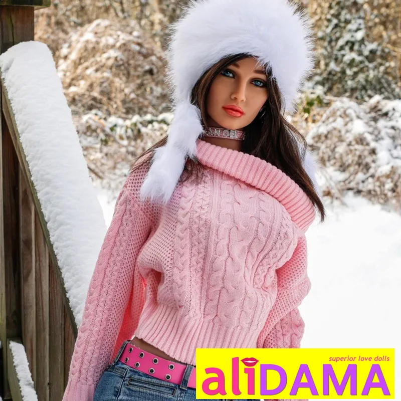ALIDAMA 168 см (5ft5) Нико из Берлина изогнутое тело реальная Силиконовая секс-кукла