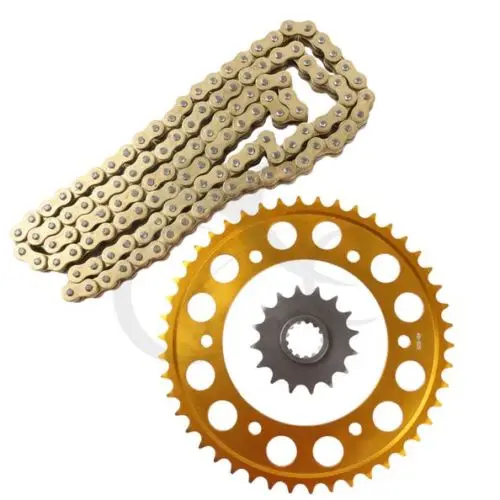 Цепи и звездочки комплект для HONDA CBR600F4I CBR 600 F4I 2001-2006 CBR 600 FS Спорт 2001-2002 CBR600FS 02 01