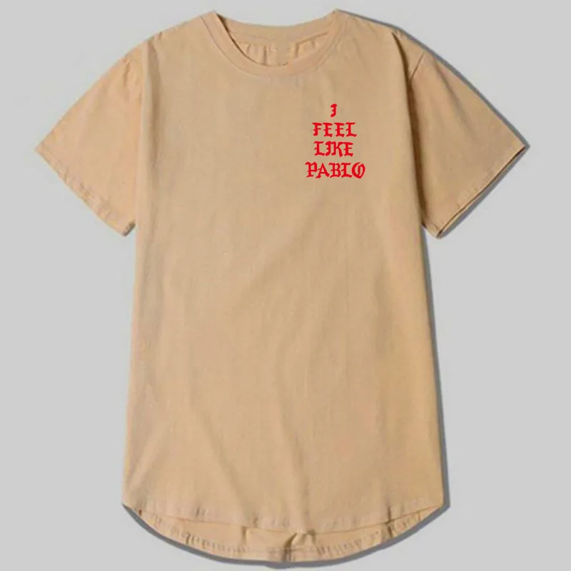 23 Футболка Kanye West The I Life Of Pablo Kanye, мужская летняя брендовая одежда, футболка I Feel like Paul Kanye, футболка Homme - Цвет: 23