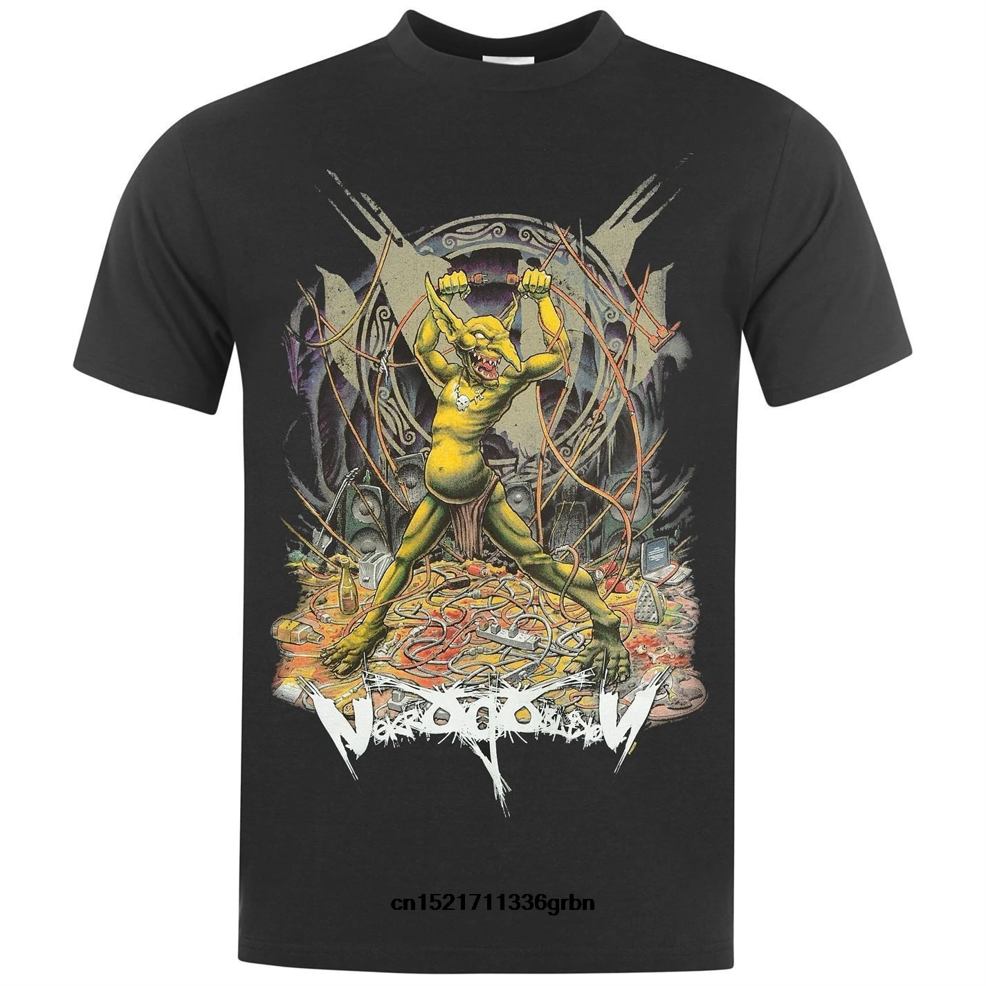 Мужская футболка Nekrogoblikon s power illurat забавная с коротким рукавом Новинка wo для