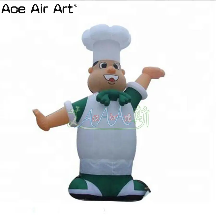 

4m H Inflatable Cook Cartoon Character Model Inflatable Cook for Promotion