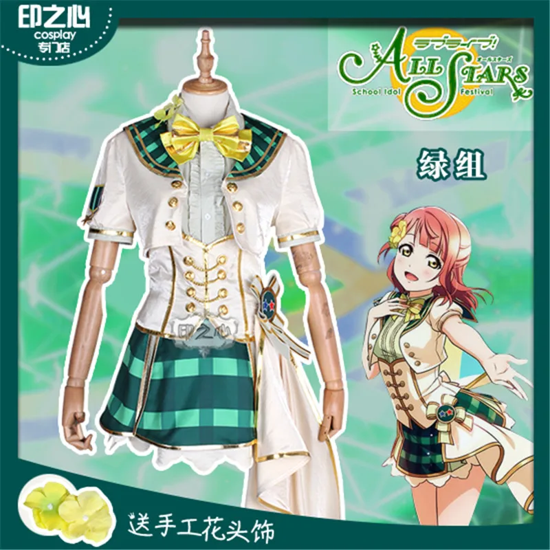 

LoveLive, японское аниме, все звезды, школьный idol, праздничное платье, 10-я годовщина, чарлидисты, красное женское платье на Хэллоуин