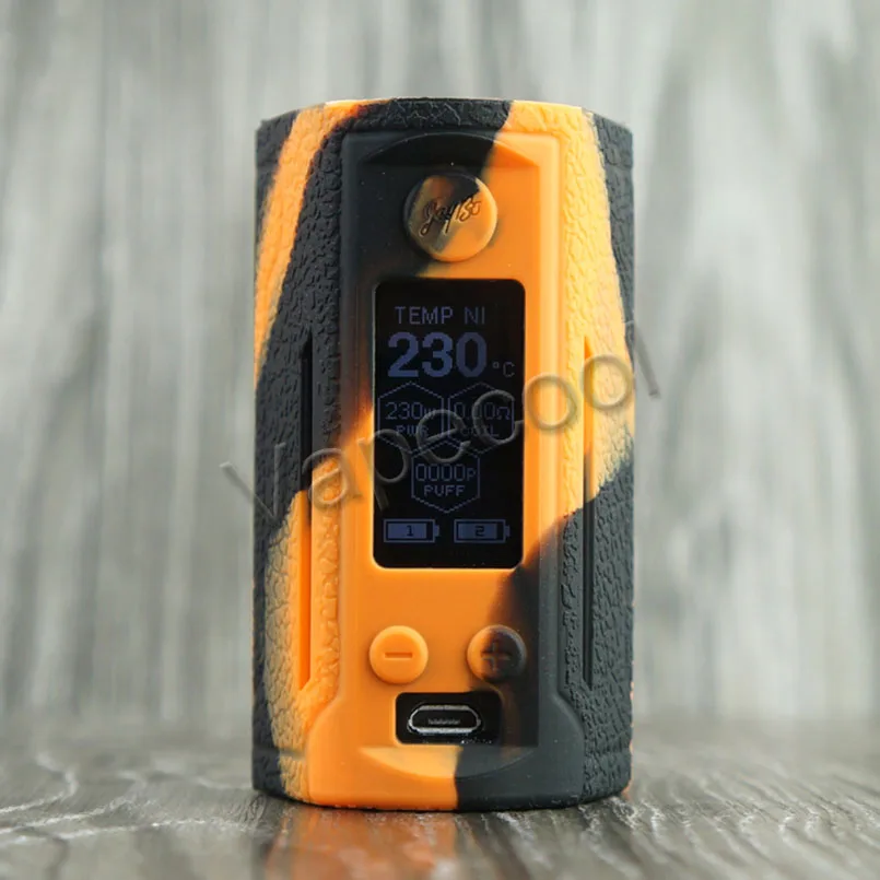 Текстурированный чехол для RX GEN3 Dual и силиконовый чехол-накладка подходит для Vape WISMEC Reuleaux RX GEN3 Dual 230W Box Mod