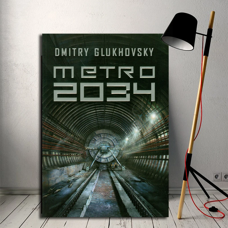 Метро 2034 постеры игра холст картины художественные работы последний светильник