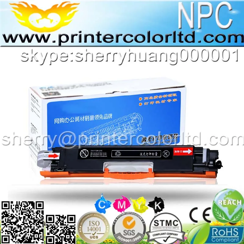 Картридж с тонером CF350A для HP 130A совместимый цветной картридж принтера Color LaserJet MFP