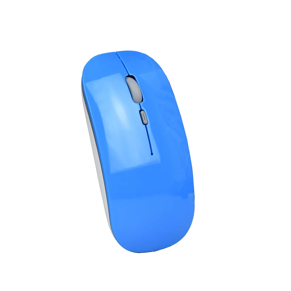 Zienstar Slim 2,4 ГГц Беспроводная мышь с usb-приемником, бесшумный щелчок, 600 мАч перезаряжаемая литиевая батарея для Mac, ноутбук, ПК