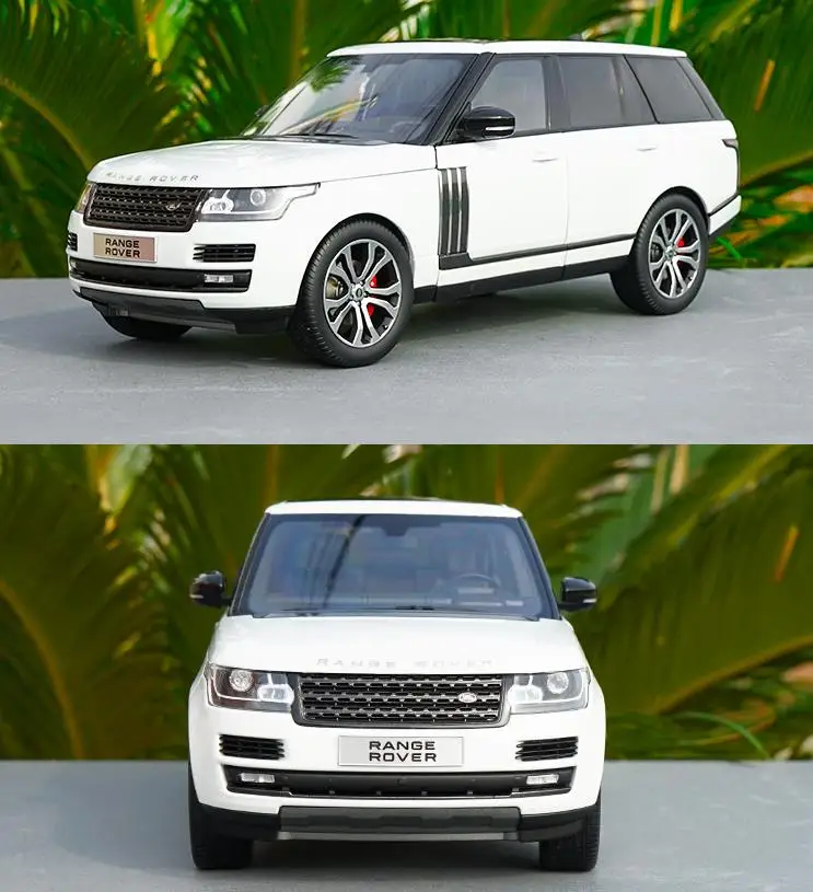 1:18 передовая игрушечная машинка из сплава, высокая имитация RANGE ROVER SUV, Коллекционная модель литой металлической модели игрушечного автомобиля