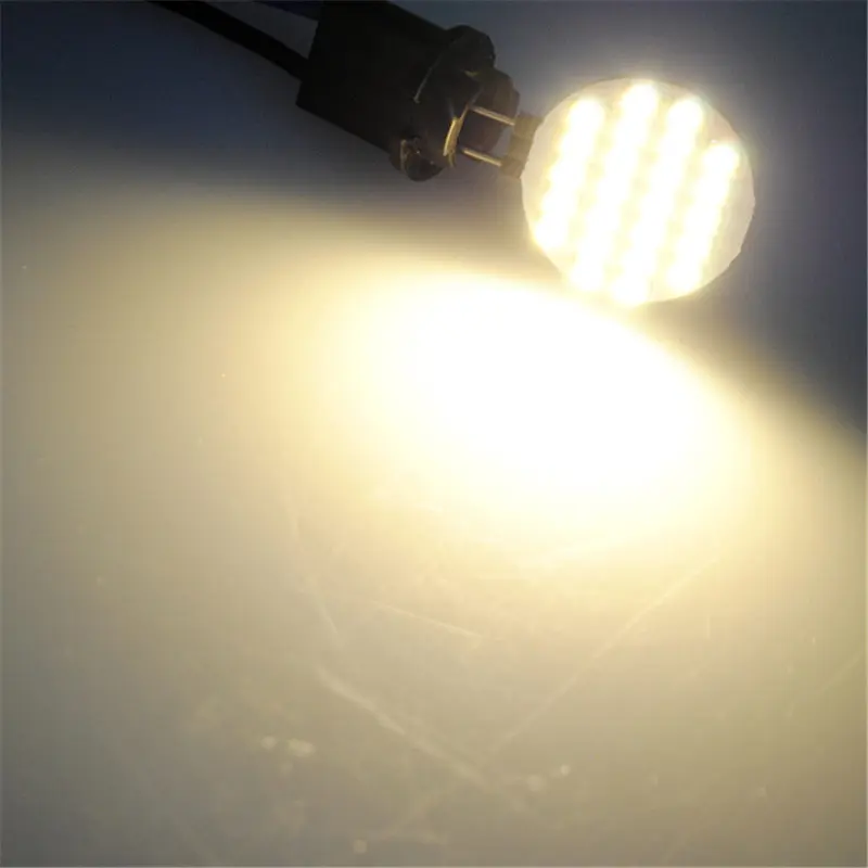 Светодиодный светильник G4 1 Вт 3 4 5 5050 SMD Кукуруза холодный белый теплый 12 в пост.