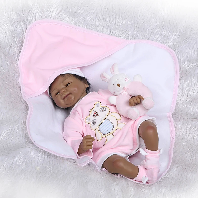 16 дюймов 40 см Reborn Baby Doll индийский Стиль магнитный для детей Мягкий силикон