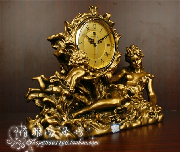 Европейские горячие продажи декор для гостиной старинные кварцевые часы ретро